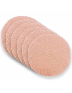 Federa 6 pcs HEERLEN Rosa Ø 60 cm Bouclé
