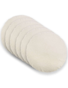 Federa 6 pcs HEERLEN Crema Ø 30 cm Bouclé