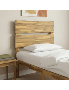 Testiera con bordo vivo ROSTOCK Bianco 75 cm