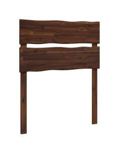 Testiera con bordo vivo ROSTOCK Marrone Scuro 75 cm 2