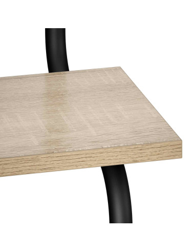 Mensola a 4 ripiani Rovere Sonoma 40 x 24,5 x 104 cm