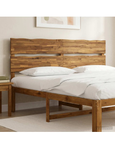 Testiera con bordo vivo ROSTOCK Naturale 180 cm