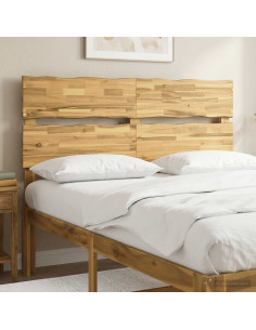 Testiera con bordo vivo ROSTOCK Bianco 150 cm