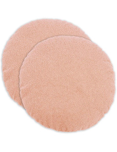 Federa 2 pcs HEERLEN Rosa Ø 50 cm Bouclé