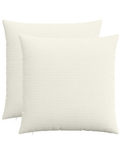 Federa 2 pcs HEERLEN Crema 65 x 65 cm corduroy