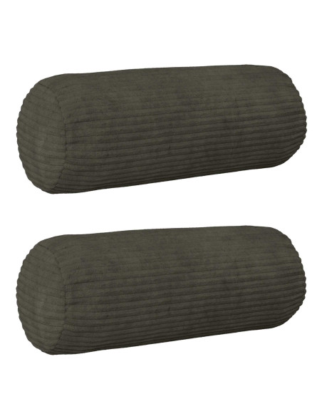 Federa 2 pcs HEERLEN Antracite Ø 15 x 40 cm corduroy