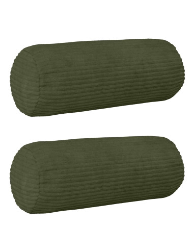 Federa 2 pcs HEERLEN Verde Ø 15 x 40 cm corduroy
