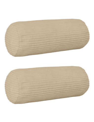 Federa 2 pcs HEERLEN Tortora Ø 15 x 40 cm corduroy