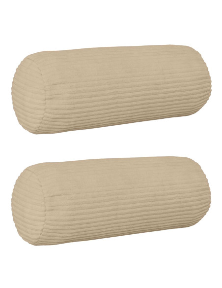Federa 2 pcs HEERLEN Tortora Ø 15 x 40 cm corduroy