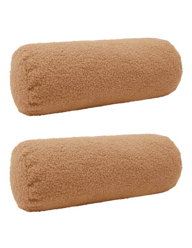 Federa 2 pcs HEERLEN Beige Ø 15 x 40 cm Bouclé