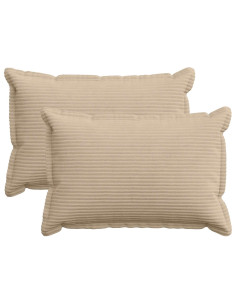 Federa 2 pz HOUTEN Tortora 50 x 70 cm corduroy