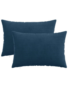 Federa 2 pcs HEERLEN Blu navy 50 x 75 cm corduroy