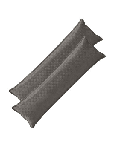 Federa 2 pz HOUTEN Grigio Scuro 40 x 145 cm corduroy