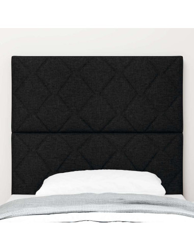 Testiera Nero 90 cm Tessuto