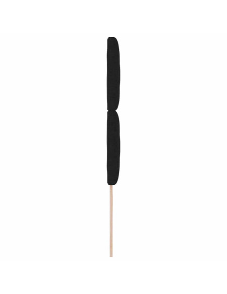 Testiera Nero 90 cm Tessuto