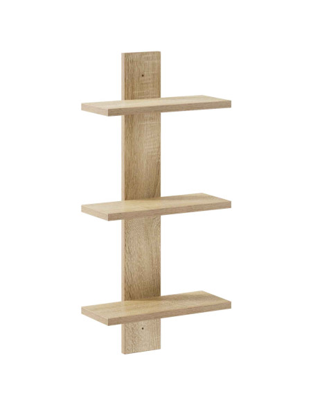 Scaffale da parete Rovere Sonoma 30 x 13.5 x 64.5 cm