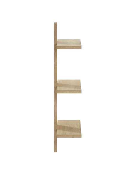 Scaffale da parete Rovere Sonoma 30 x 13.5 x 64.5 cm