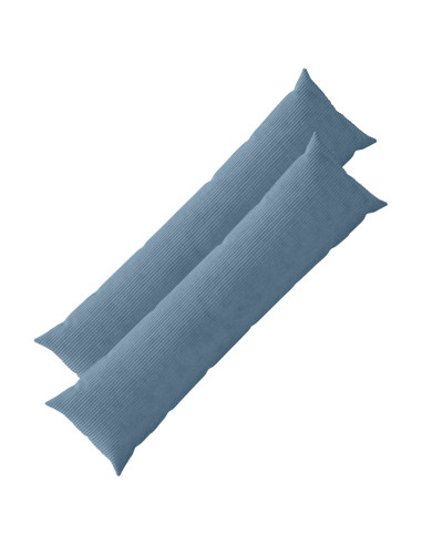 Federa 2 pcs HEERLEN Blu 40 x 145 cm corduroy