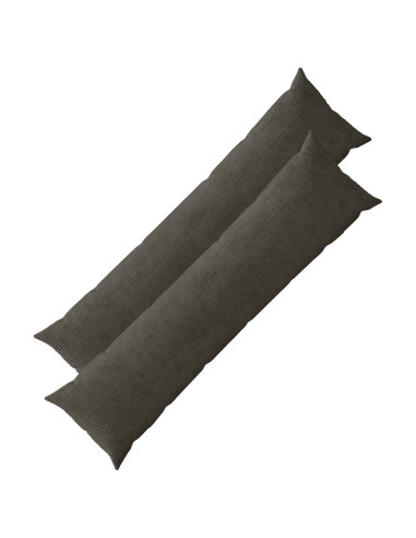 Federa 2 pcs HEERLEN Antracite 40 x 145 cm corduroy