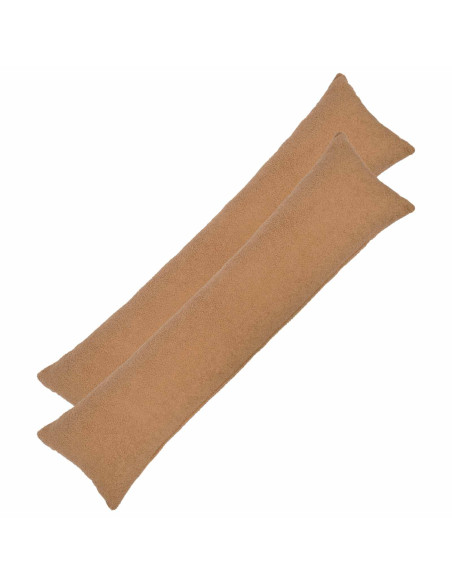 Federa 2 pcs HEERLEN Beige 40 x 145 cm Bouclé