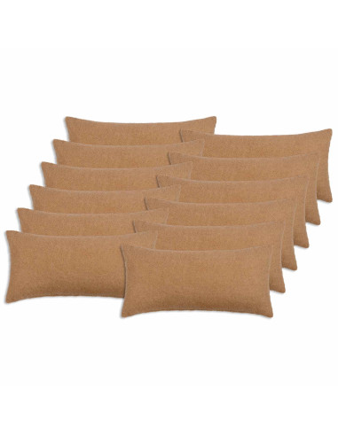 Federa 12 pcs HEERLEN Beige 40 x 80 cm Bouclé