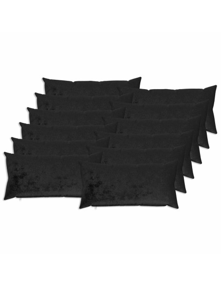 Federa 12 pcs HEERLEN Nero 40 x 80 cm Flanella