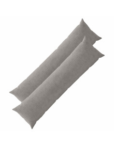 Federa 2 pcs HEERLEN Grigio Chiaro 40 x 145 cm corduroy