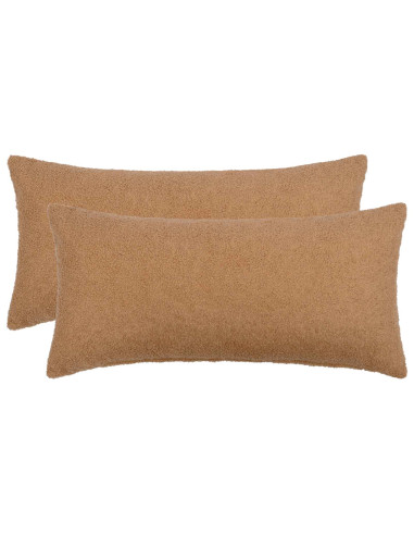 Federa 2 pcs HEERLEN Beige 40 x 70 cm Bouclé