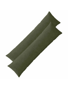 Federa 2 pcs ALMELO Verde 40 x 145 cm corduroy
