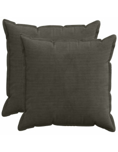 Federa 2 pz HOUTEN Antracite 70 x 70 cm corduroy