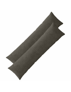 Federa 2 pcs ALMELO Antracite 40 x 145 cm corduroy