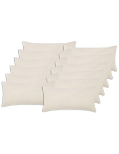 Federa 12 pcs HEERLEN Crema 40 x 80 cm Bouclé