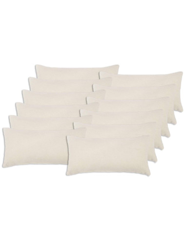 Federa 12 pcs HEERLEN Crema 40 x 80 cm Bouclé
