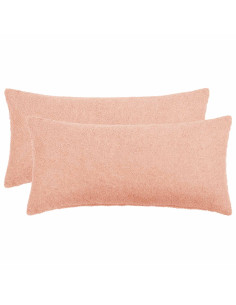 Federa 2 pcs HEERLEN Rosa 40 x 80 cm Bouclé