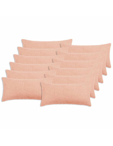 Federa 12 pcs HEERLEN Rosa 40 x 80 cm Bouclé
