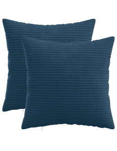 Federa 2 pcs HEERLEN Blu navy 35 x 35 cm corduroy