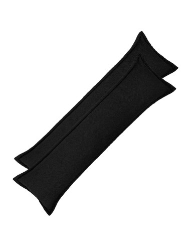Federa 2 pcs HOUTEN Nero 40 x 145 cm Bouclé