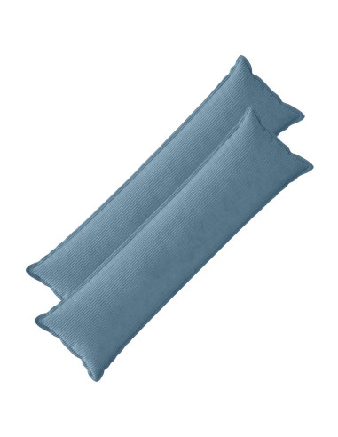 Federa 2 pz HOUTEN Blu 40 x 145 cm corduroy