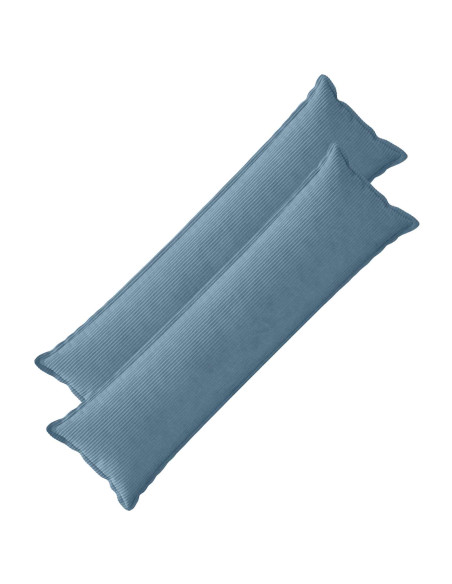 Federa 2 pz HOUTEN Blu 40 x 145 cm corduroy