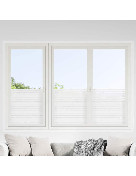 Pellicola statica per finestre Motivo Tende 90 x 500 cm PVC
