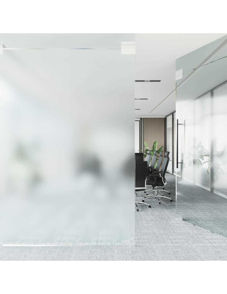 Pellicola statica per finestre Grigio Frosted 60 x 1000 cm PVC