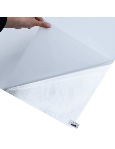 Pellicola Statica Smerigliata Bianco 90x500 cm PVC