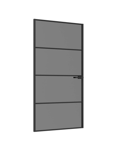Porta Interna 102,5 x 201,5 cm Vetro Temperato e Alluminio