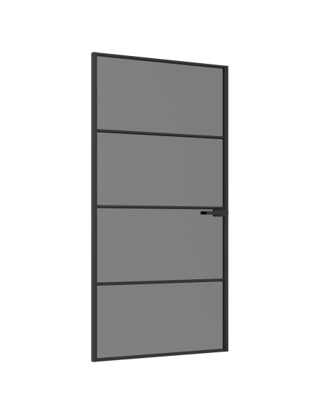 Porta Interna 102,5 x 201,5 cm Vetro Temperato e Alluminio