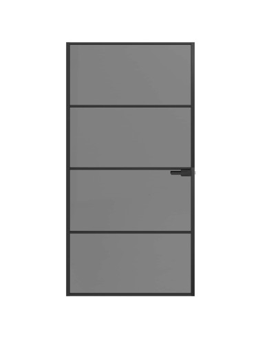 Porta Interna 102,5 x 201,5 cm Vetro Temperato e Alluminio