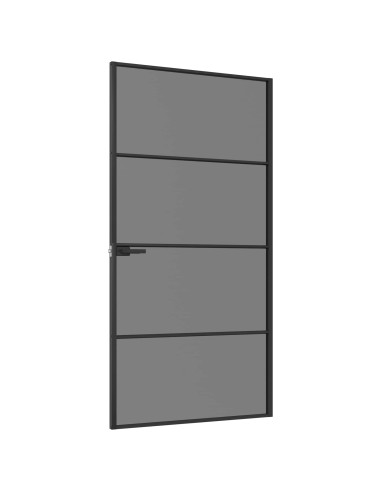 Porta Interna 102,5 x 201,5 cm Vetro Temperato e Alluminio