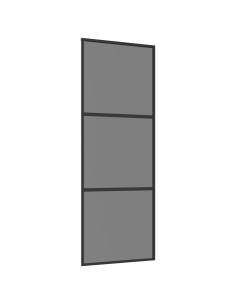 Porta scorrevole 76 x 205 cm Vetro Temperato e Alluminio 2