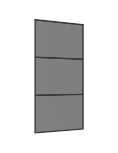 Porta scorrevole 102 x 205 cm Vetro Temperato e Alluminio 2
