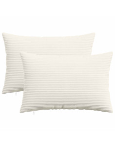 Federa 2 pcs HEERLEN Crema 30 x 50 cm corduroy