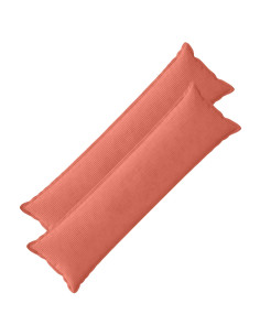 Federa 2 pz HOUTEN Rosso Arancio 40 x 145 cm corduroy